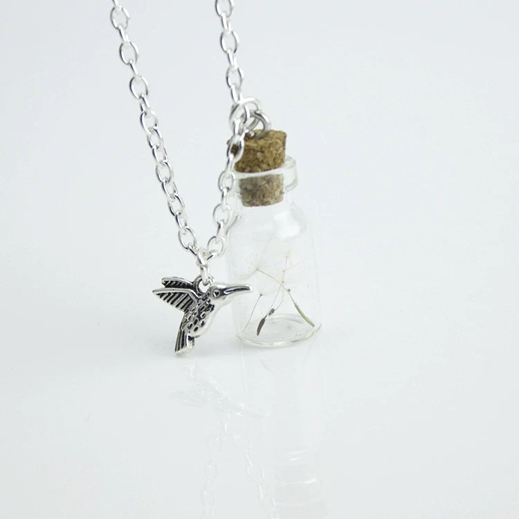 Wholesale Alloy Jewelry Electroplating Dandelion Pendant Necklace For Women - Image 5