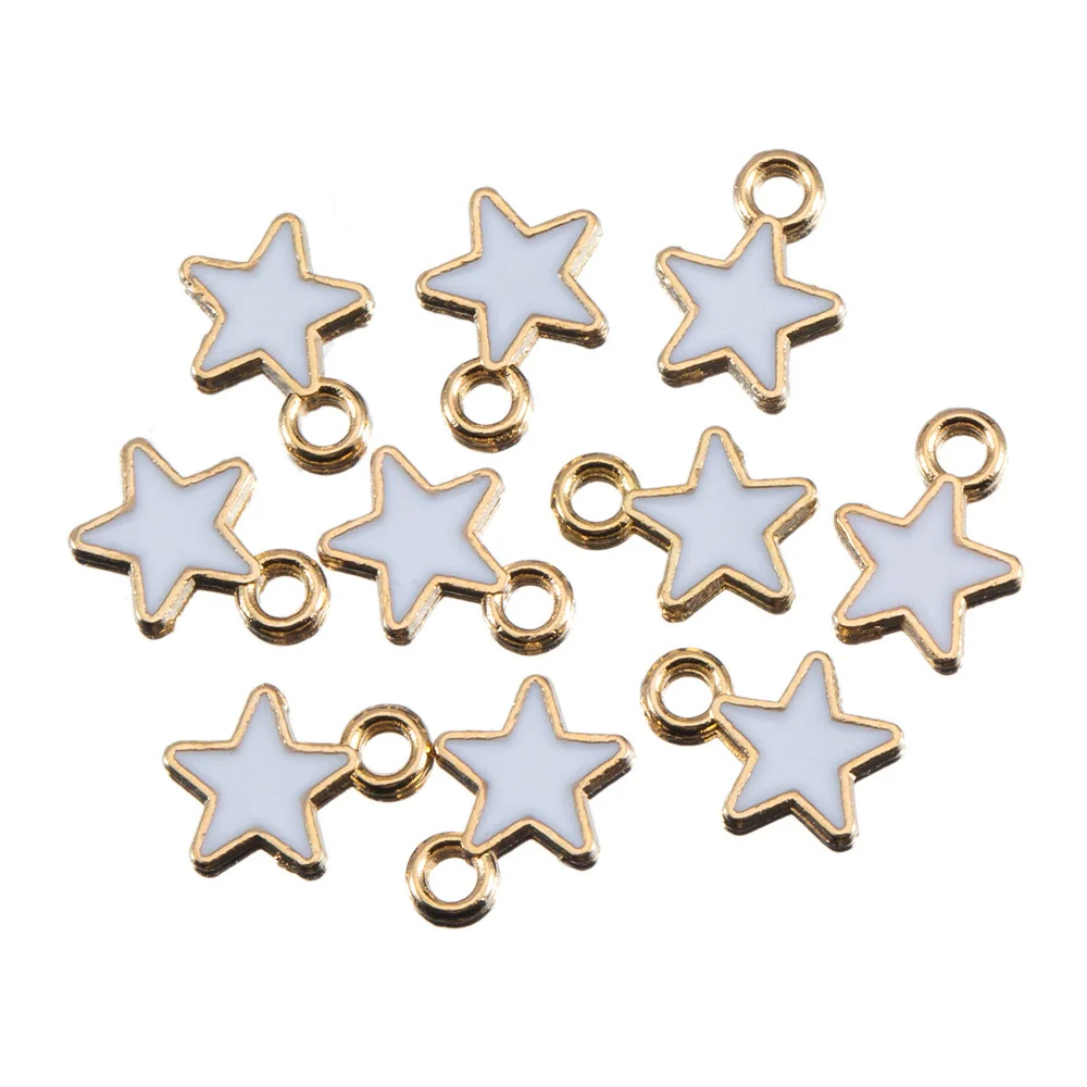 Wholesale Alloy Jewelry Pendant With Oil Dripping Process And Star Moon Shape For Necklace And Bracelet - Image 11