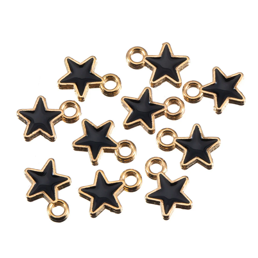 Wholesale Alloy Jewelry Pendant With Oil Dripping Process And Star Moon Shape For Necklace And Bracelet - Image 12