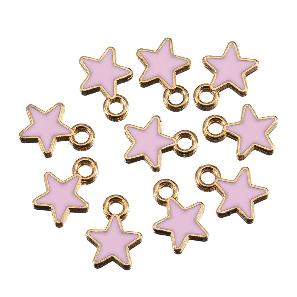 Wholesale Alloy Jewelry Pendant With Oil Dripping Process And Star Moon Shape For Necklace And Bracelet - Image 6