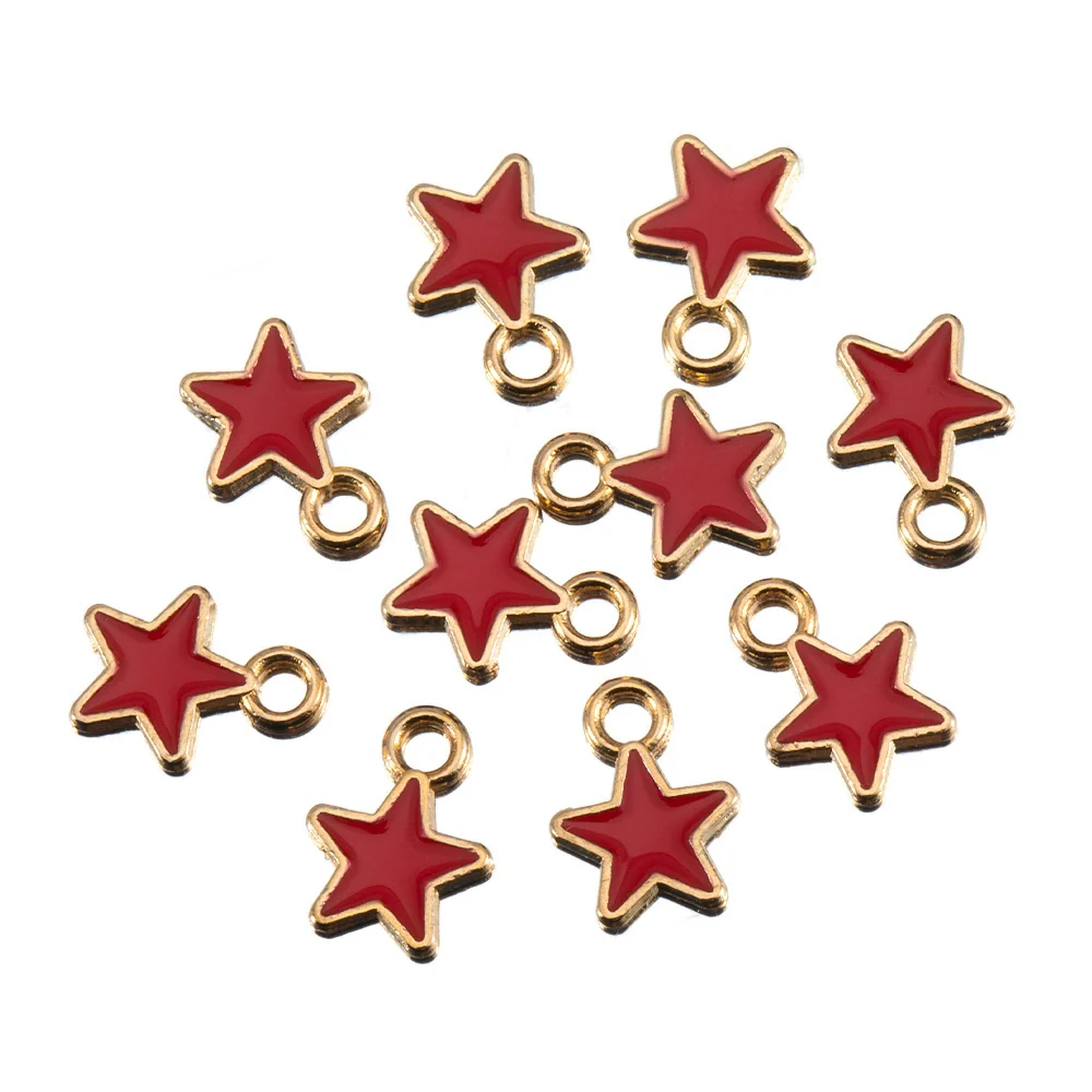 Wholesale Alloy Jewelry Pendant With Oil Dripping Process And Star Moon Shape For Necklace And Bracelet - Image 7