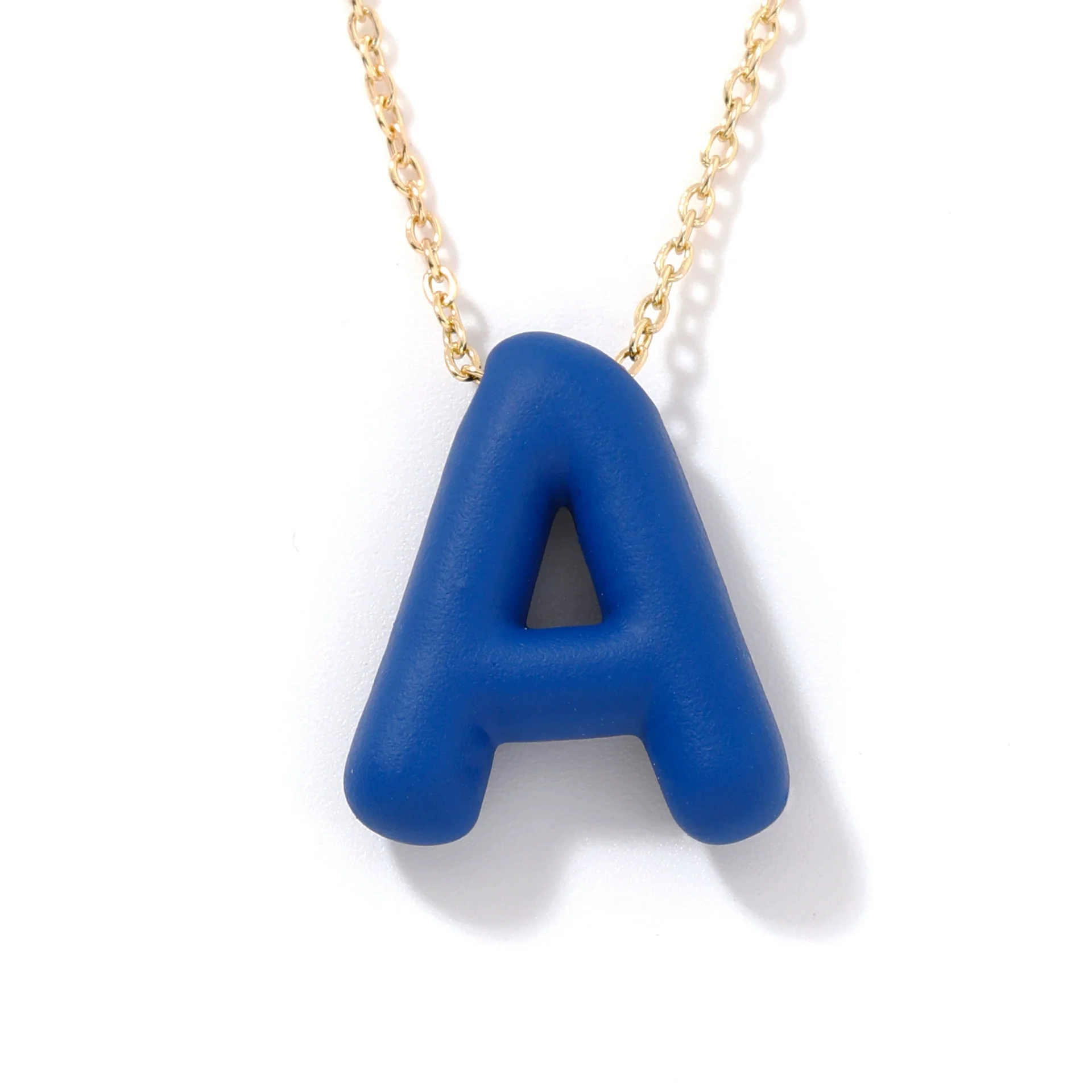 Wholesale Alloy Letter Pendant Necklace With O Chain And Electroplating Light Luxury Style - Image 5