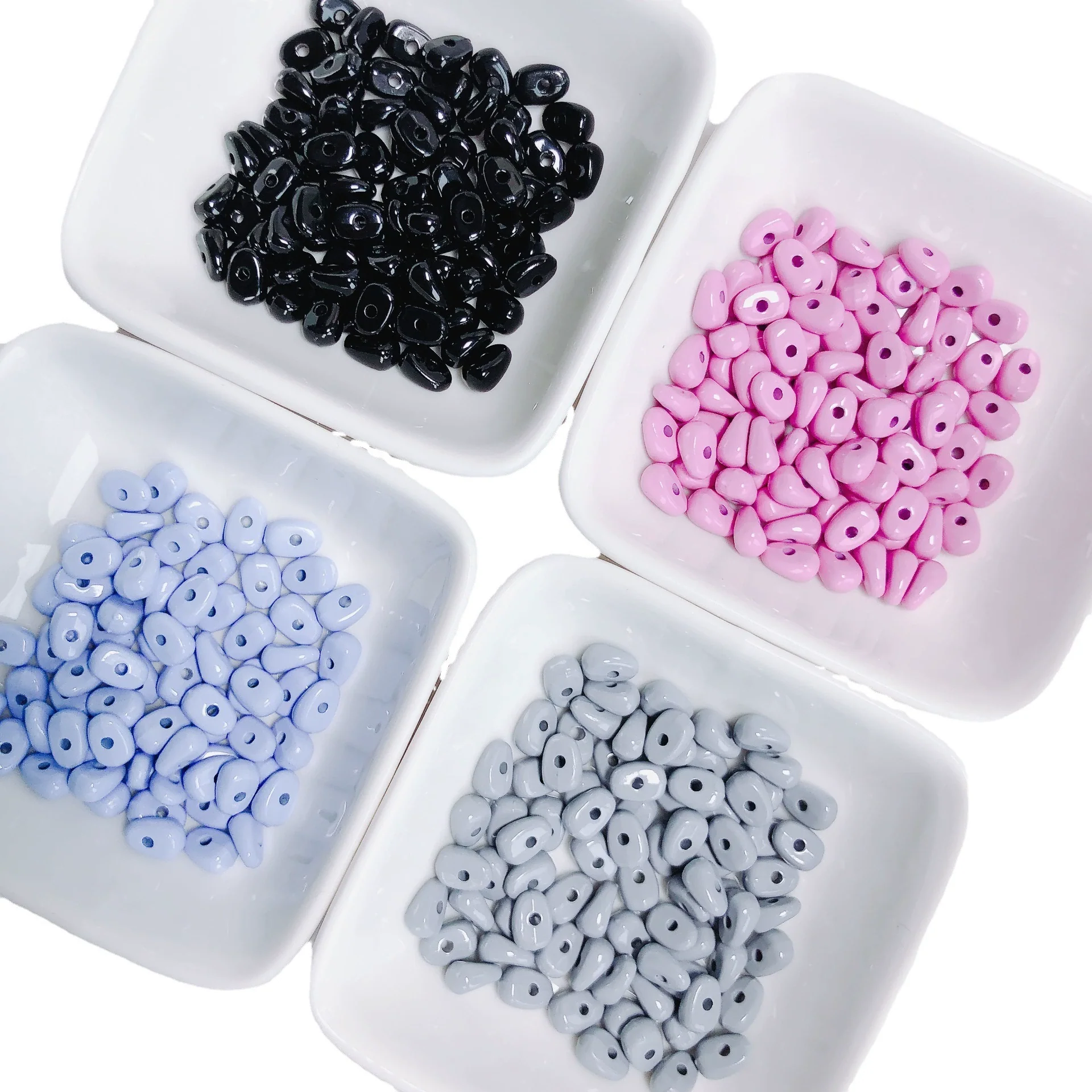 Wholesale Alloy Loose Beads For Jewelry Making Spray Painted Diy Handmade Beaded Necklace And Bracelet Accessories Environmentally Protected - Image 4