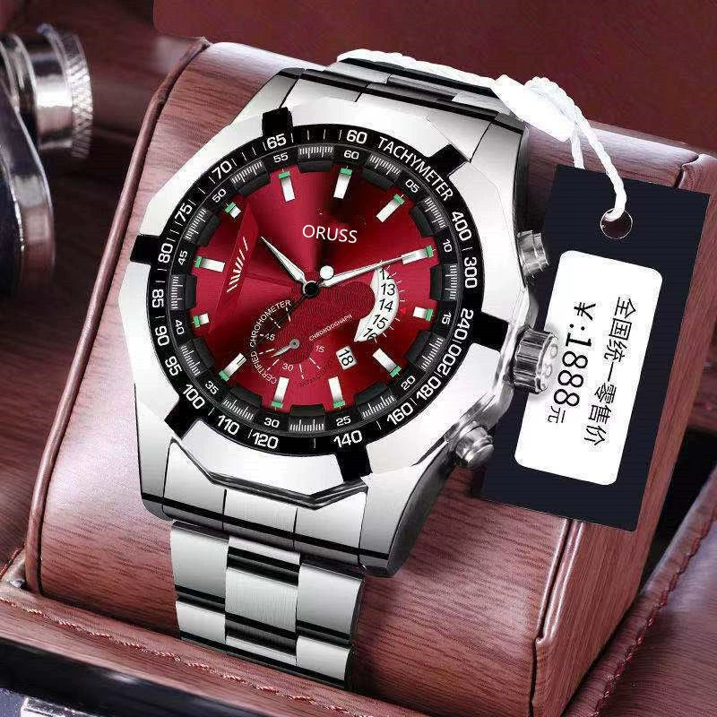 Wholesale Alloy Men's Business Style Round Dial Waterproof Luminous Watch - Image 13