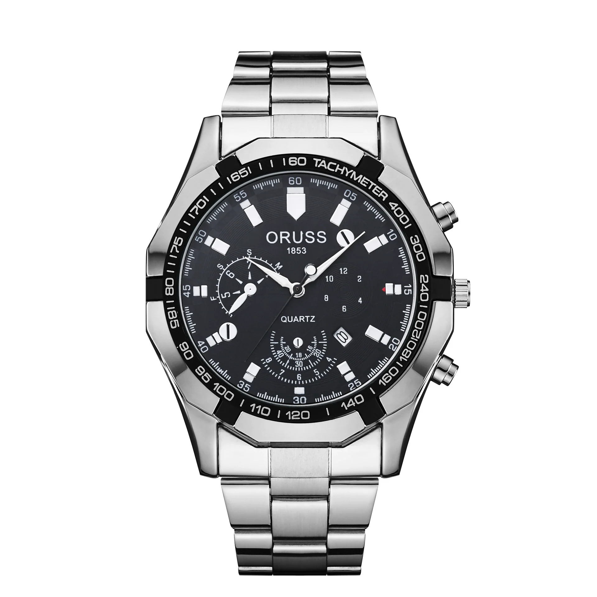 Wholesale Alloy Men's Business Style Round Dial Waterproof Luminous Watch - Image 5