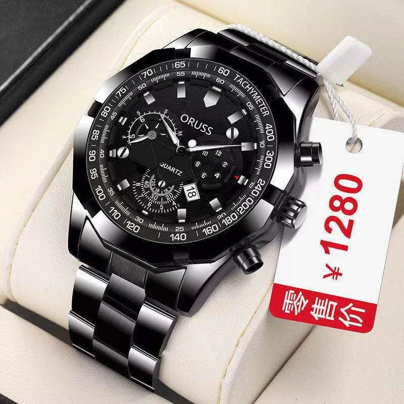Wholesale Alloy Men's Business Style Round Dial Waterproof Luminous Watch - Image 7