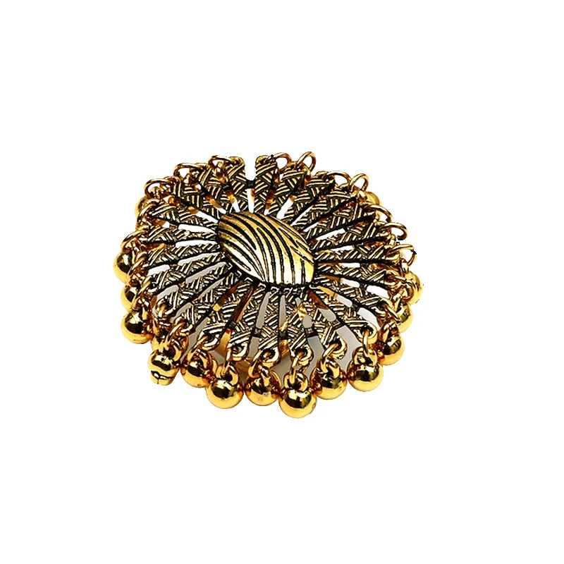Wholesale Alloy Oval Opening Adjustable Ring Retro Exaggerated Personality Electroplated - Image 5
