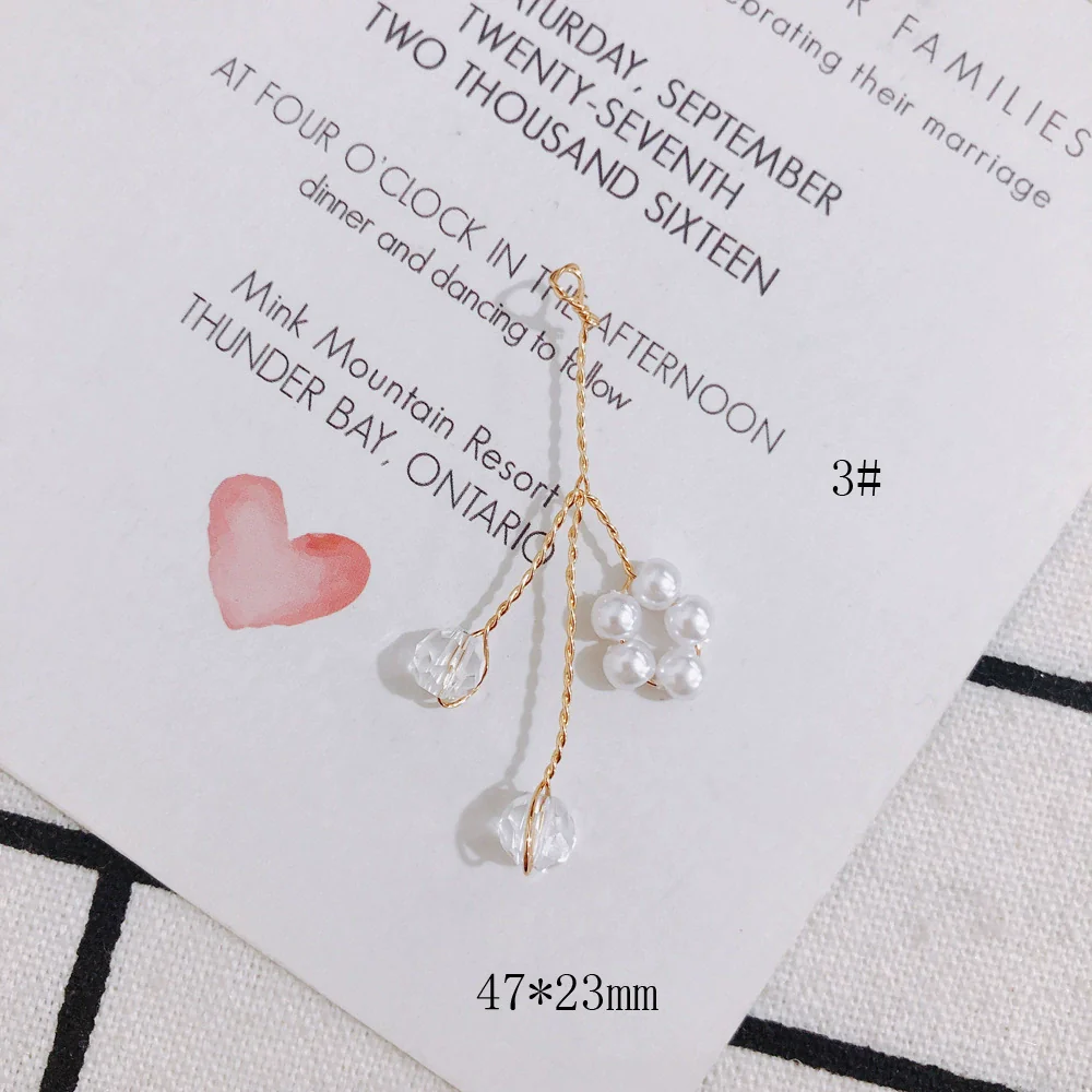 Wholesale Alloy Pearl Tassel Pendant Earrings Jewelry Accessories - Image 8