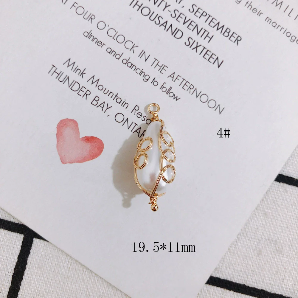 Wholesale Alloy Pearl Tassel Pendant Earrings Jewelry Accessories - Image 9