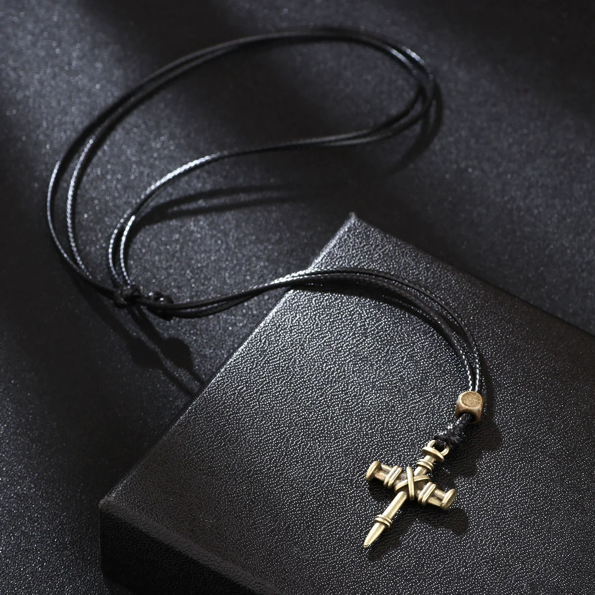 Wholesale Alloy Pendant Necklace Retro Unisex Word Pattern - Image 4