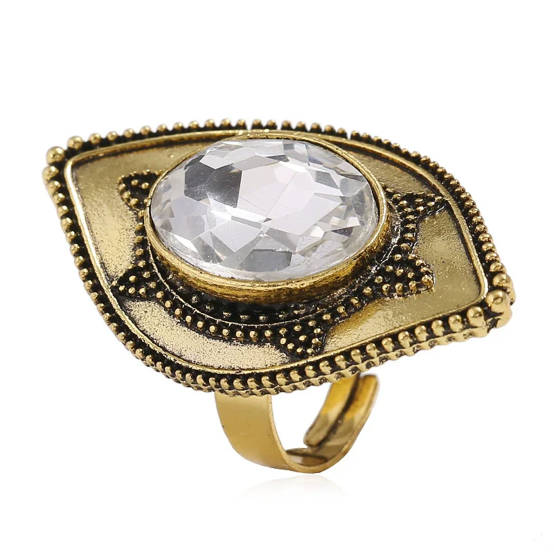 Wholesale Alloy Retro Diamondencrusted Turtle Ring For Women - Image 6