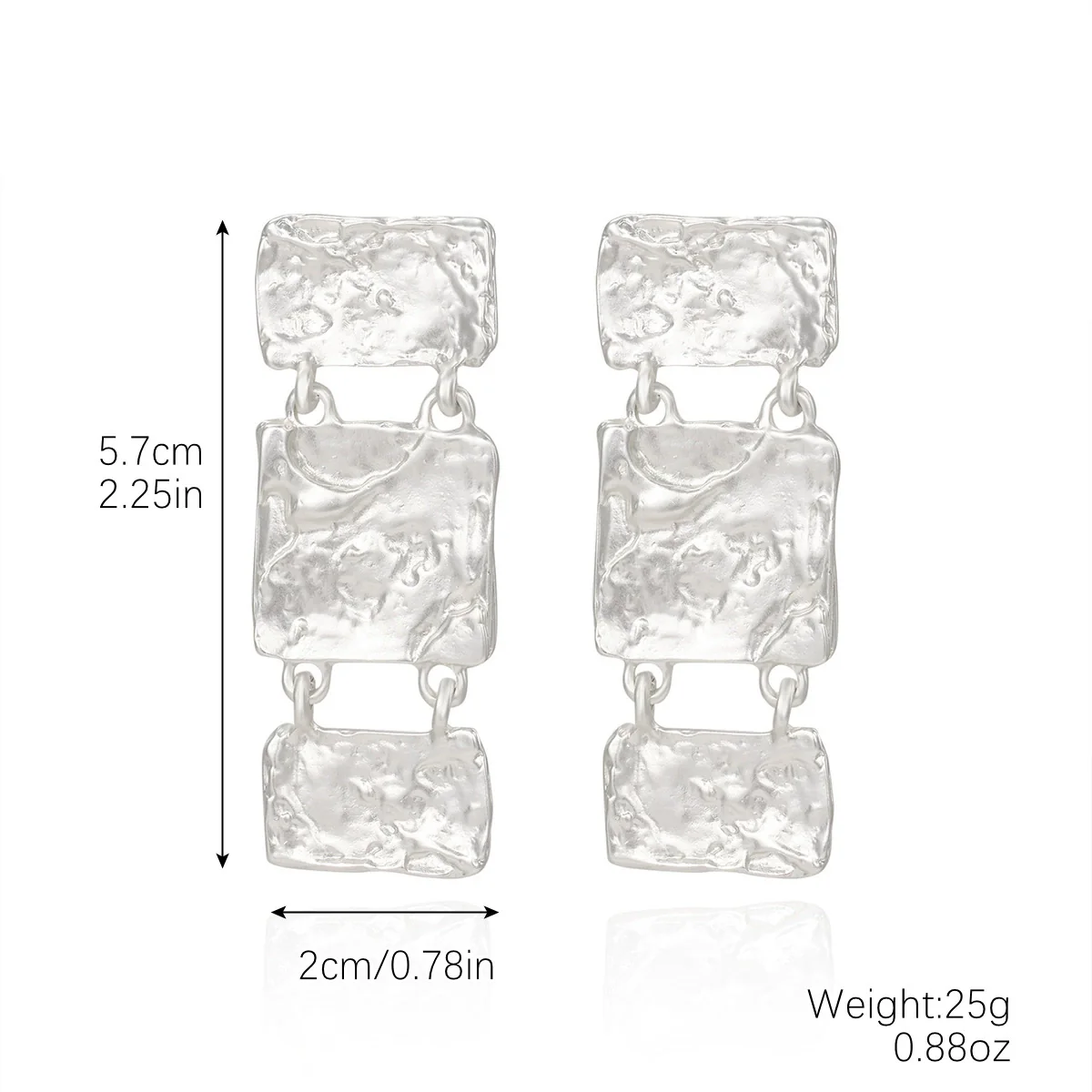 Wholesale Alloy Retro Geometric Earrings With Electroplating For Women - Image 5