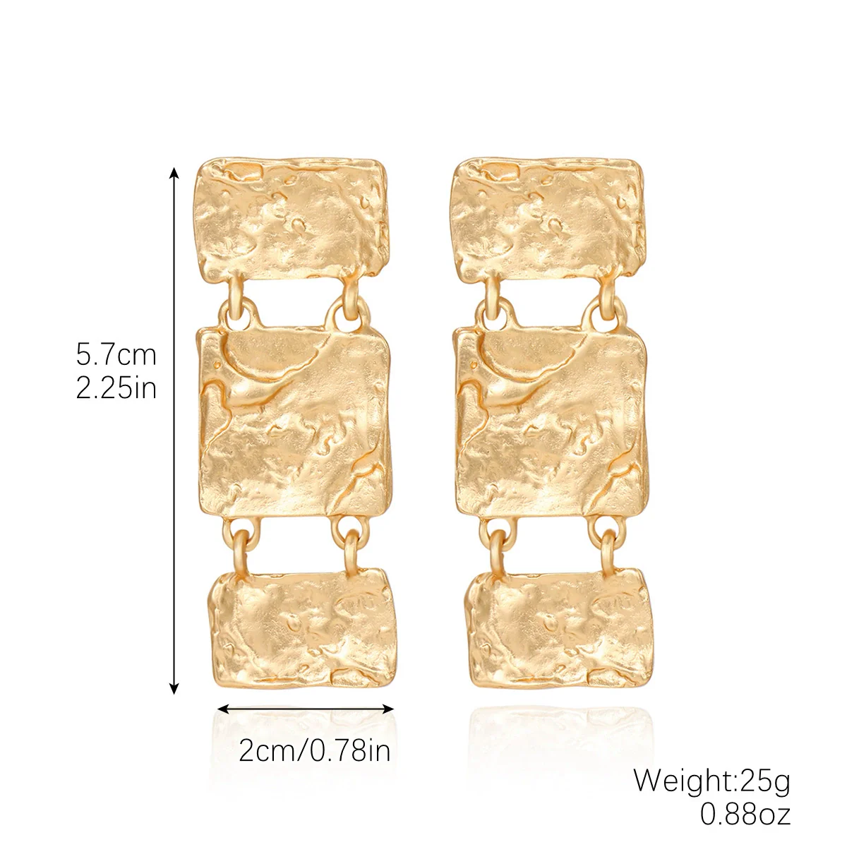 Wholesale Alloy Retro Geometric Earrings With Electroplating For Women - Image 6