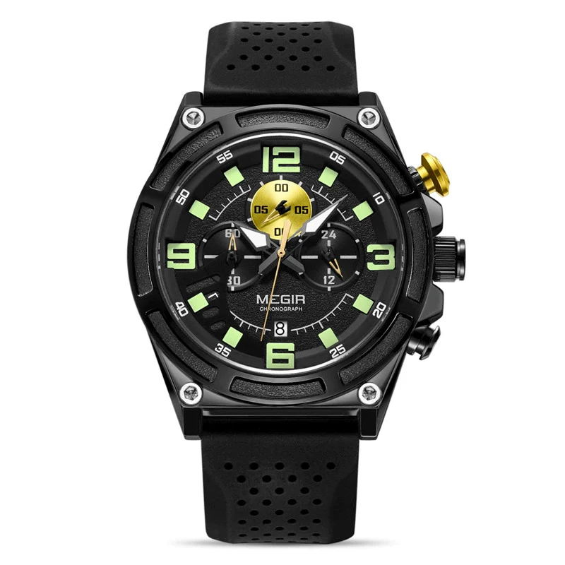 Wholesale Alloy Sports Multifunctional Luminous Waterproof Quartz Watch For Men With Round Dial - Image 6
