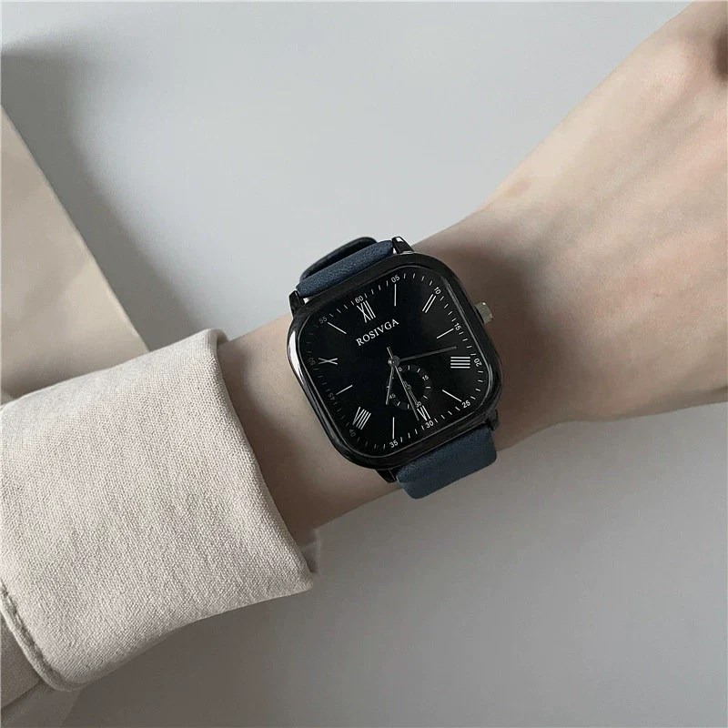 Wholesale Alloy Square Retro Watch With Roman Scale For Women Leisure Style - Image 6