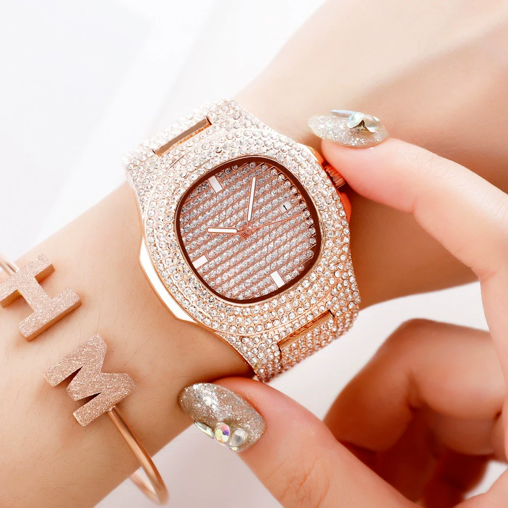 Wholesale Alloy Stainless Steel Oval Fashion Trend Waterproof Quartz Calendar Watch For Female - Image 4