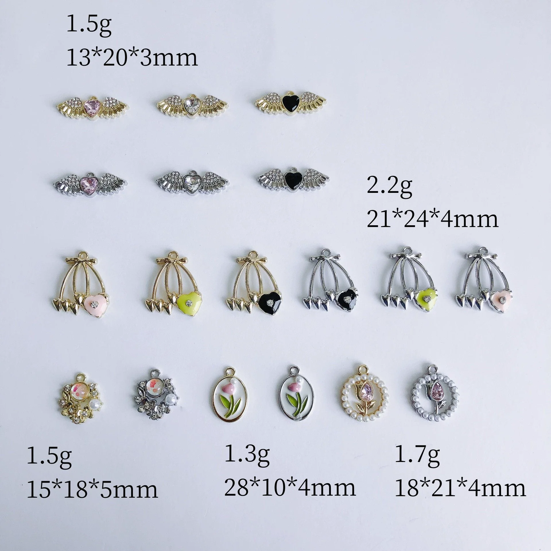 Wholesale Alloy Torus Tassel Pendant Jewelry Accessories With Electroplating Treatment - Image 2