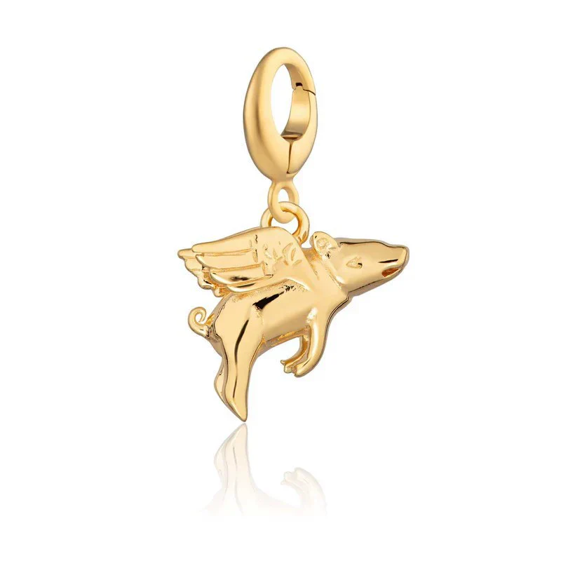 Wholesale Animal Series Pendant Stainless Steel Geometric Electroplated 18K Gold Color Unisex Diy Small Pendant - Image 5