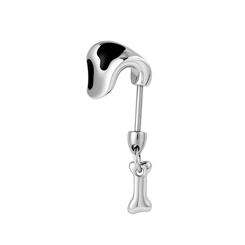 Wholesale Animal Zodiac Style Titanium Steel Electroplated Ear Nail Jewelry For Women - Image 5