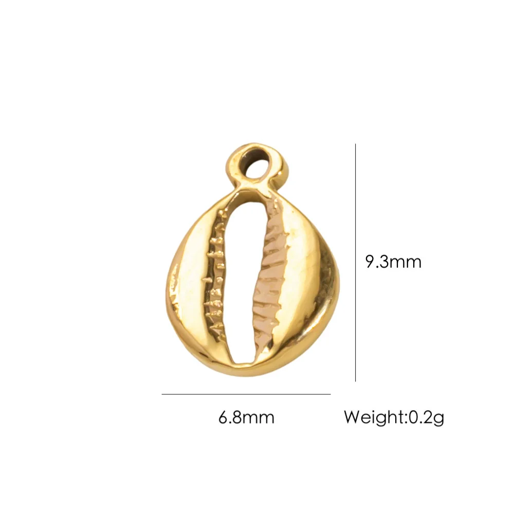 Wholesale Beach Wind Pendant Accessories Animal Style Starfish Shell 304 Stainless Steel Electroplated - Image 12