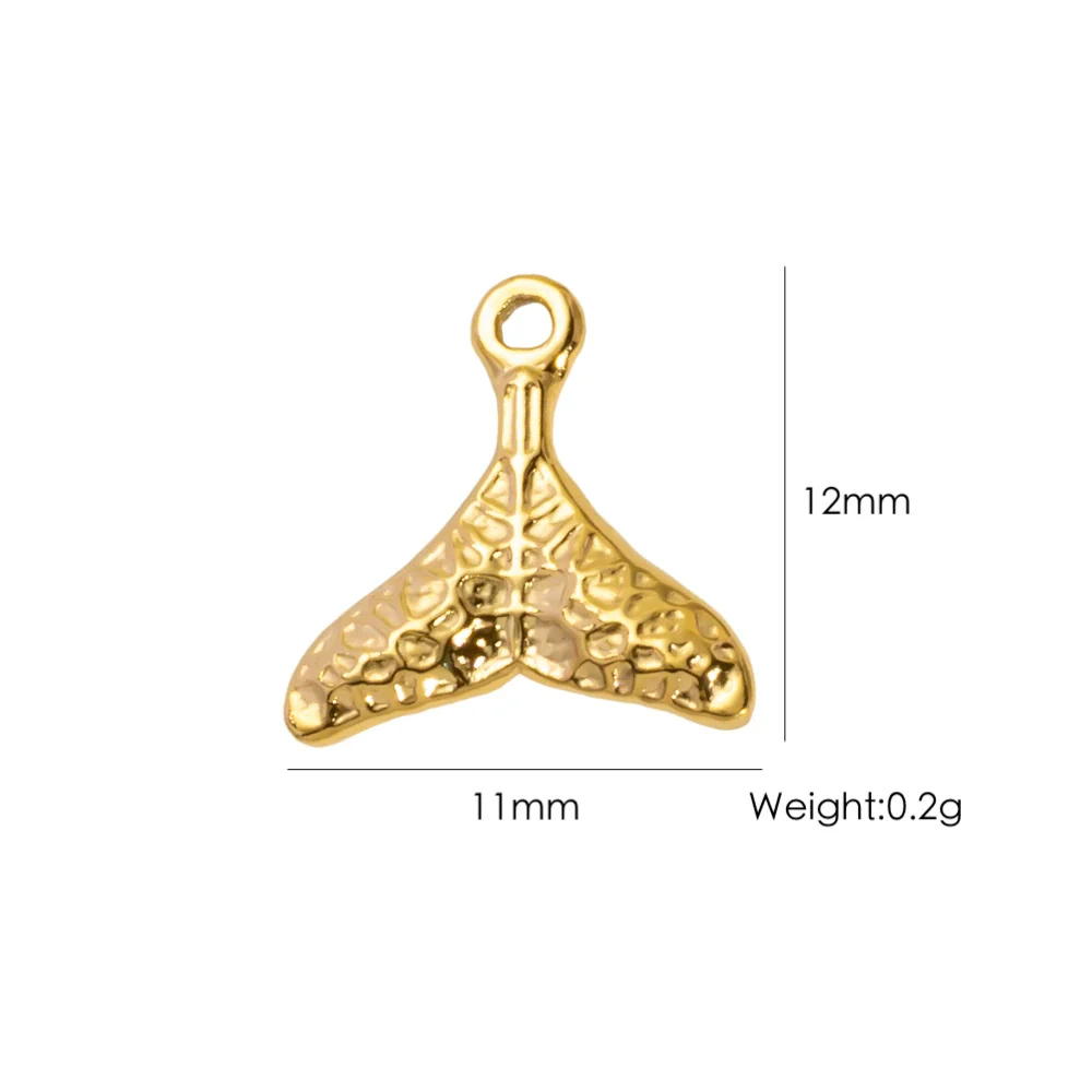 Wholesale Beach Wind Pendant Accessories Animal Style Starfish Shell 304 Stainless Steel Electroplated - Image 15