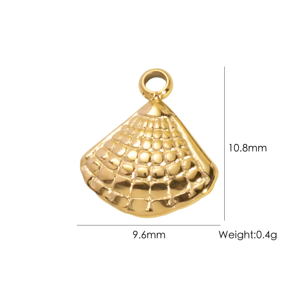 Wholesale Beach Wind Pendant Accessories Animal Style Starfish Shell 304 Stainless Steel Electroplated - Image 24
