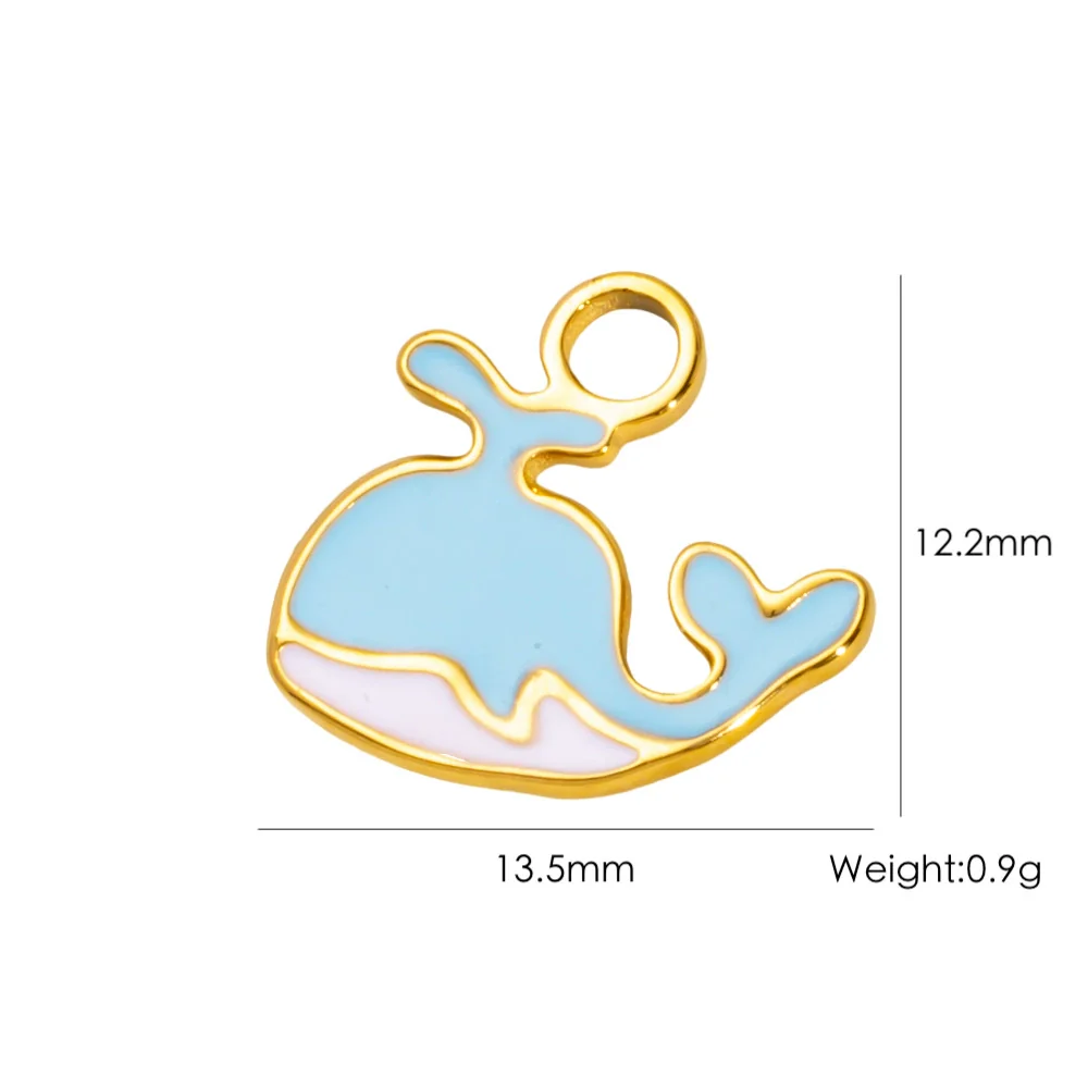 Wholesale Beach Wind Pendant Accessories Animal Style Starfish Shell 304 Stainless Steel Electroplated - Image 31