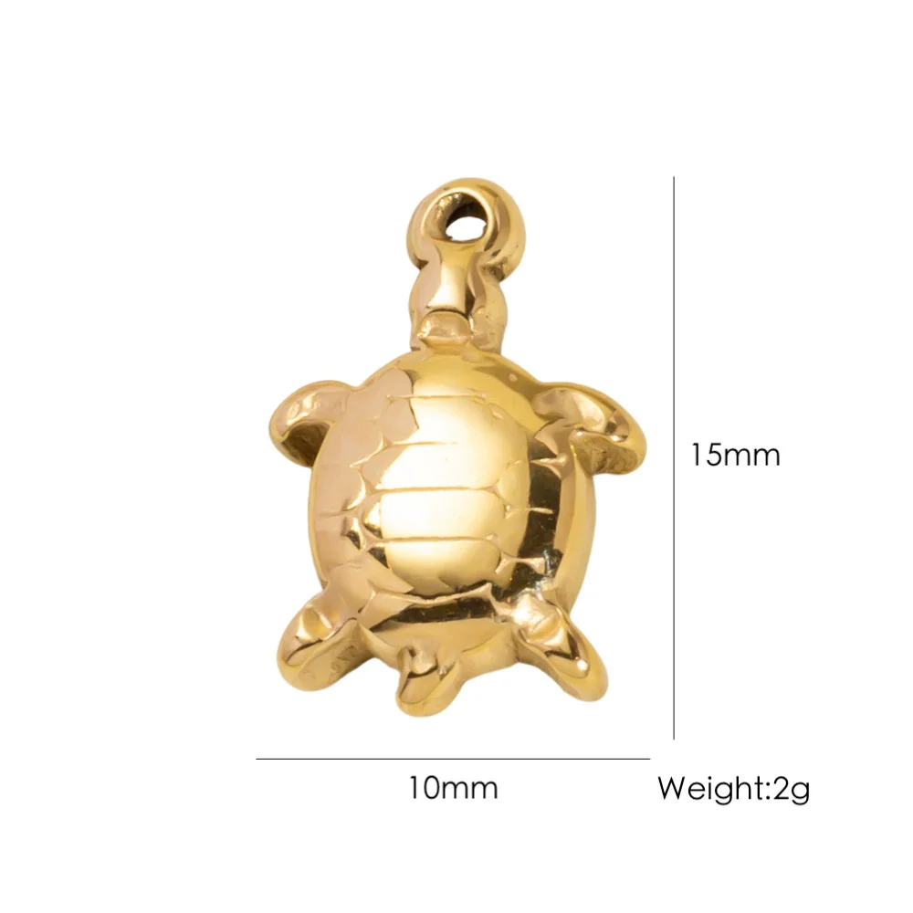 Wholesale Beach Wind Pendant Accessories Animal Style Starfish Shell 304 Stainless Steel Electroplated - Image 35
