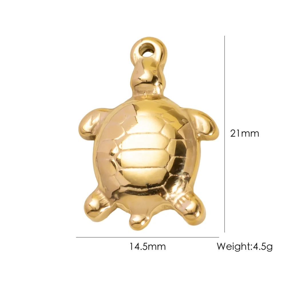 Wholesale Beach Wind Pendant Accessories Animal Style Starfish Shell 304 Stainless Steel Electroplated - Image 36