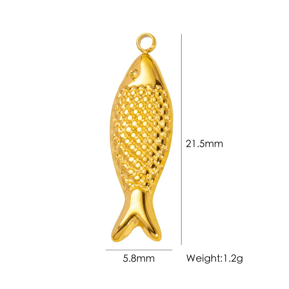 Wholesale Beach Wind Pendant Accessories Animal Style Starfish Shell 304 Stainless Steel Electroplated - Image 42