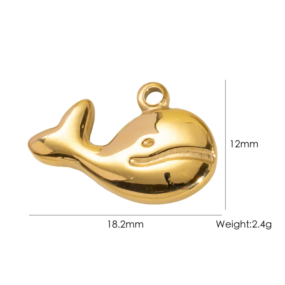 Wholesale Beach Wind Pendant Accessories Animal Style Starfish Shell 304 Stainless Steel Electroplated - Image 47