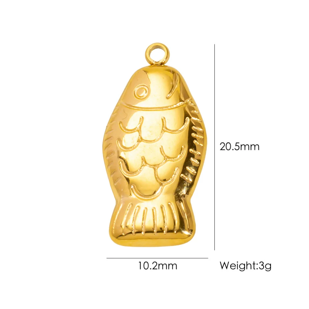 Wholesale Beach Wind Pendant Accessories Animal Style Starfish Shell 304 Stainless Steel Electroplated - Image 48