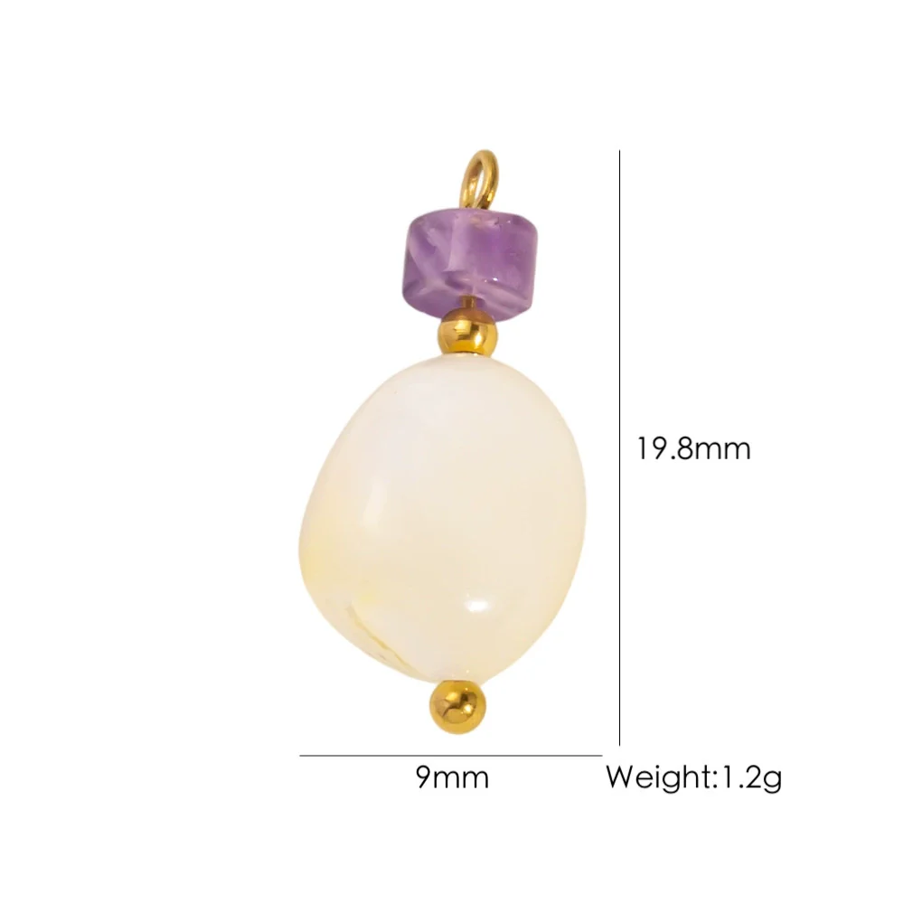 Wholesale Beach Wind Pendant Accessories Animal Style Starfish Shell 304 Stainless Steel Electroplated - Image 69