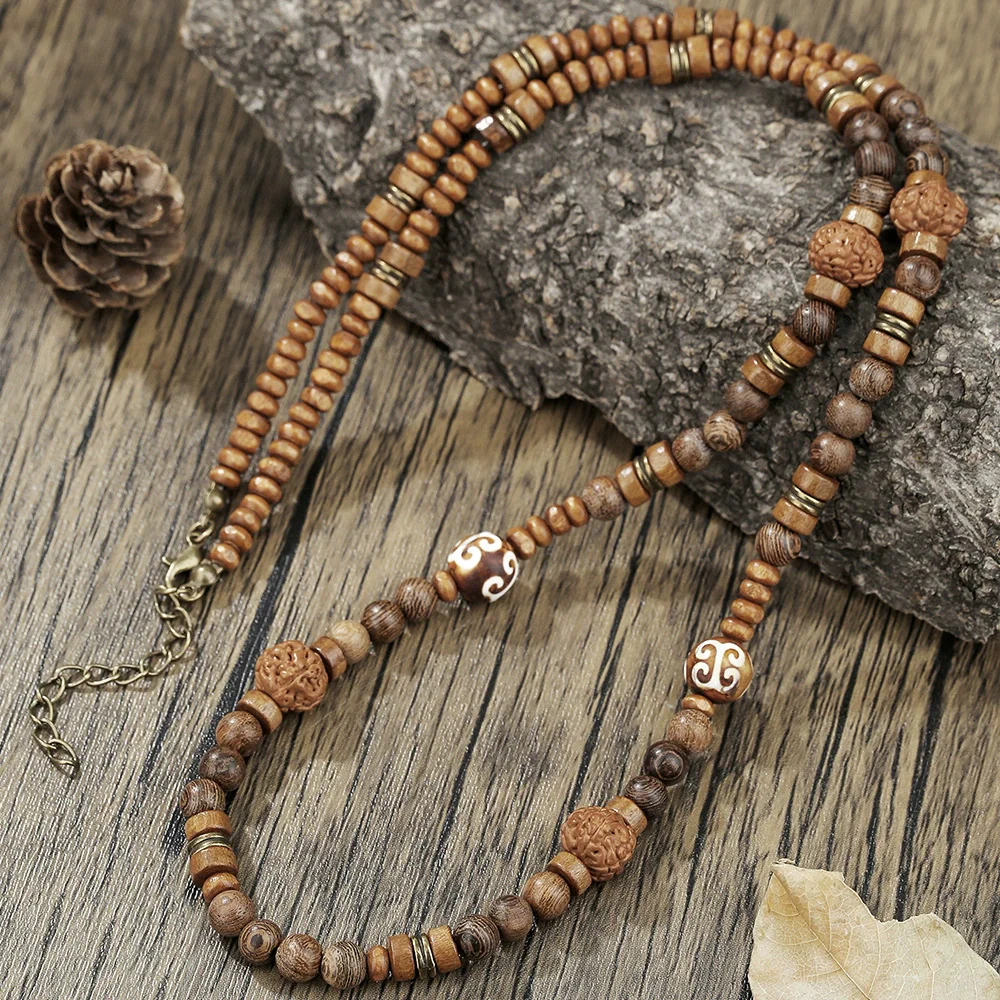 Wholesale Beaded Necklace Imperial Stone Abacus Beads Alloy Zircon Geometric Handmade Unisex O Word Chain - Image 10
