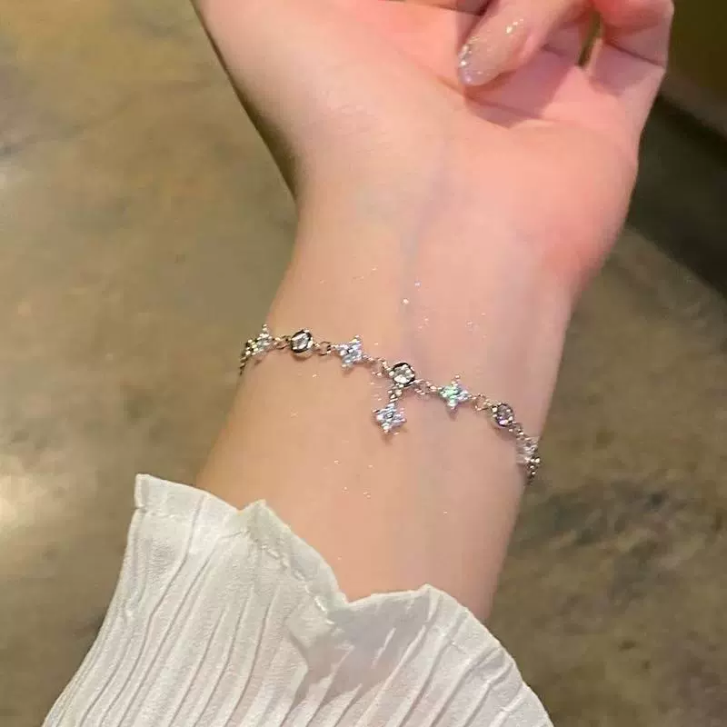 Wholesale Beaded Pearl Cat's Eye Bracelet For Women Copper Alloy With Flower Bow Star Pattern Electroplating - Image 64
