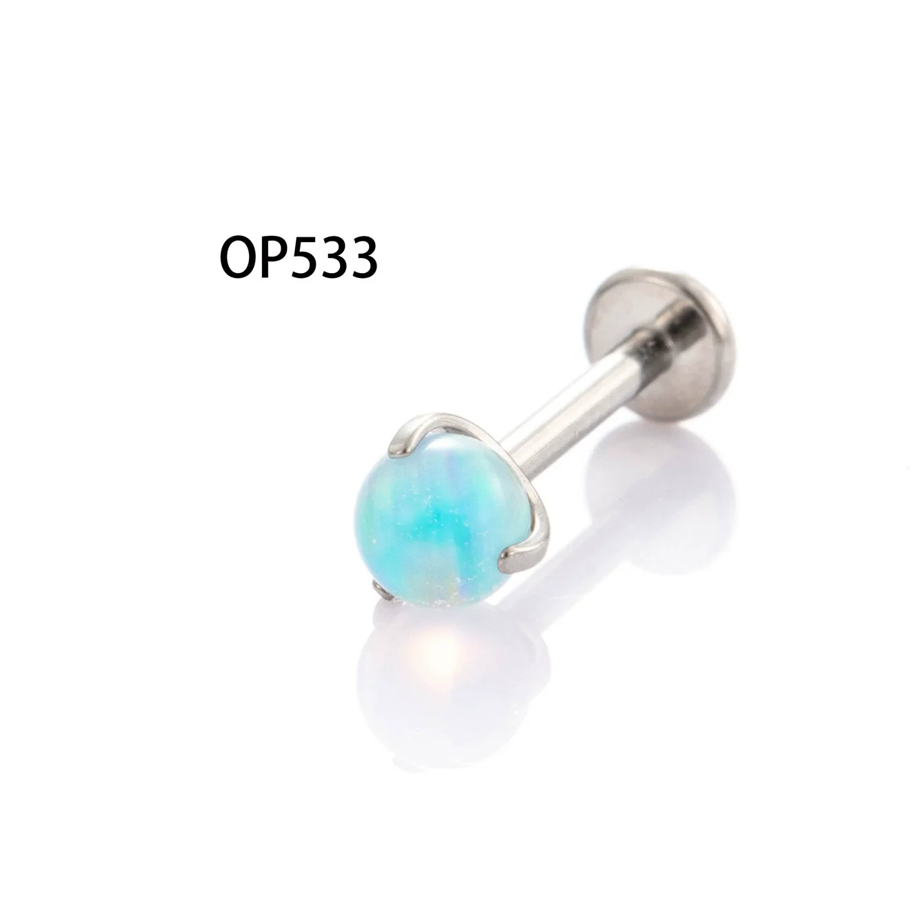 Wholesale Body Jewelry Titanium Alloy Stainless Steel Geometric Aobao Design Lip Nail Rod Cochlear Ear Nail Cartilage Puncture Ear Bone Nail - Image 5
