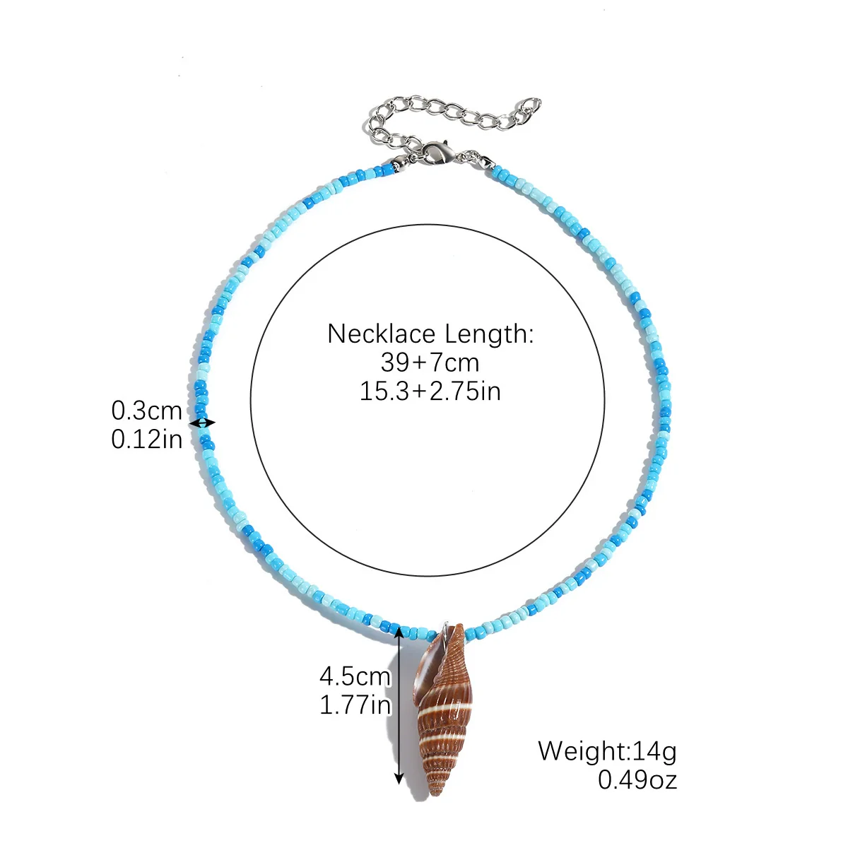 Wholesale Bohemian Shell Beaded Necklace With Star And Geometric Patterns Handmade - Image 15