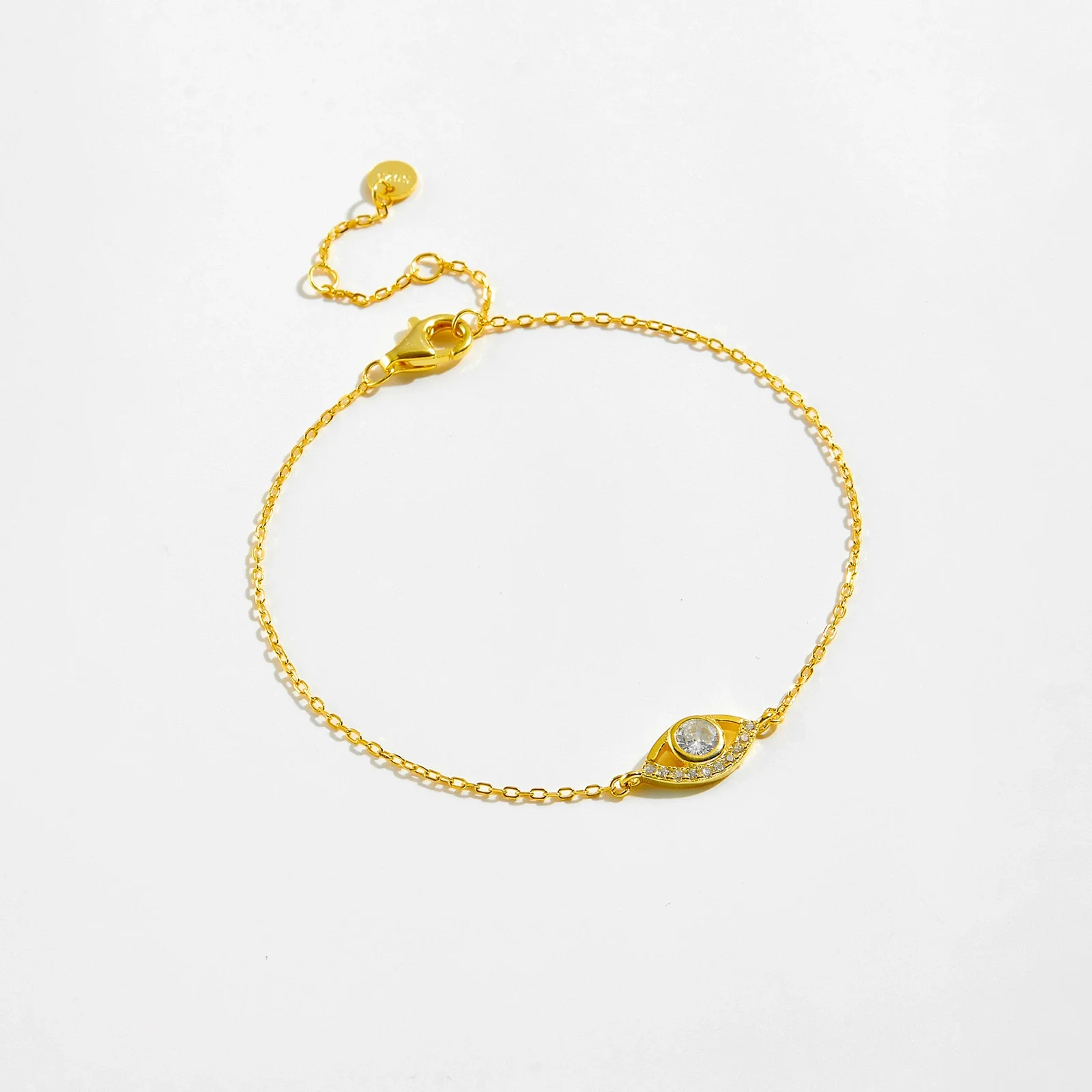 Wholesale Bracelet 925 Sterling Silver Sweet Style Horse Eye Star Design Platinum 18K Gold Electroplated For Women - Image 4