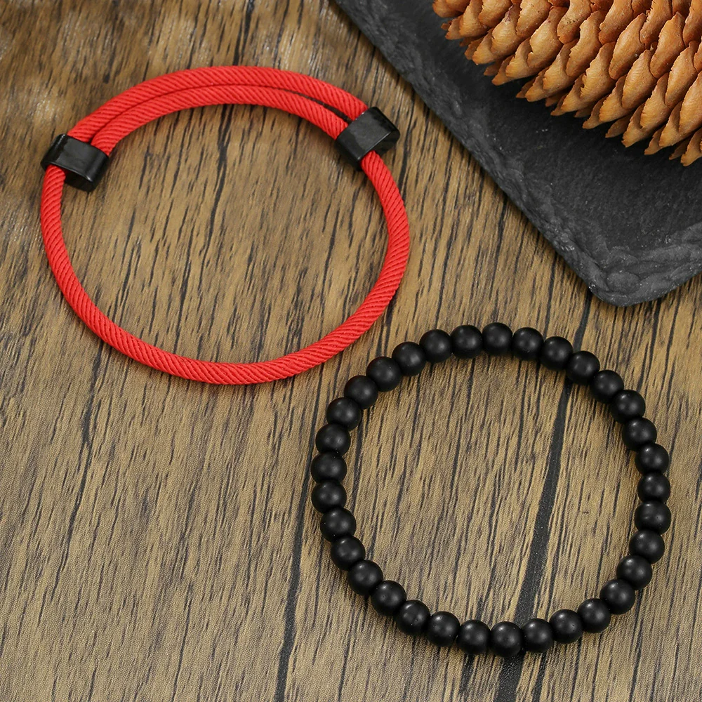 Wholesale Bracelet Milan Rope Black Magic Sand Geometric Handmade Unisex - Image 7