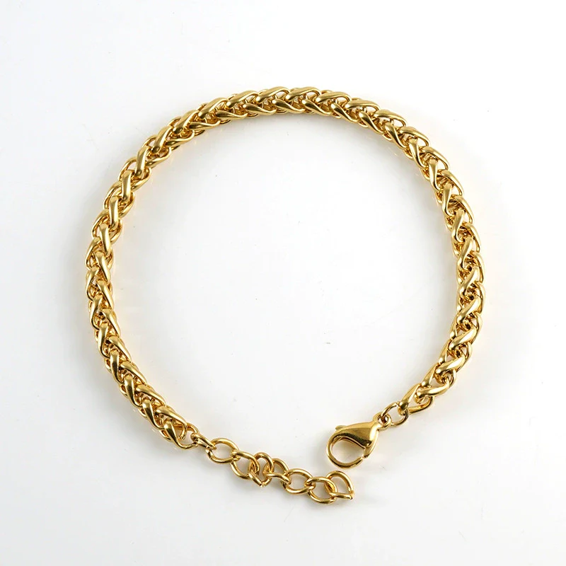 Wholesale Bracelet 316L Stainless Steel Geometric Electroplating Unisex Hiphop Trendy High Street - Image 10