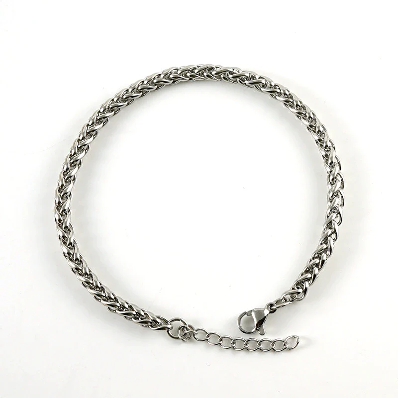 Wholesale Bracelet 316L Stainless Steel Geometric Electroplating Unisex Hiphop Trendy High Street - Image 9