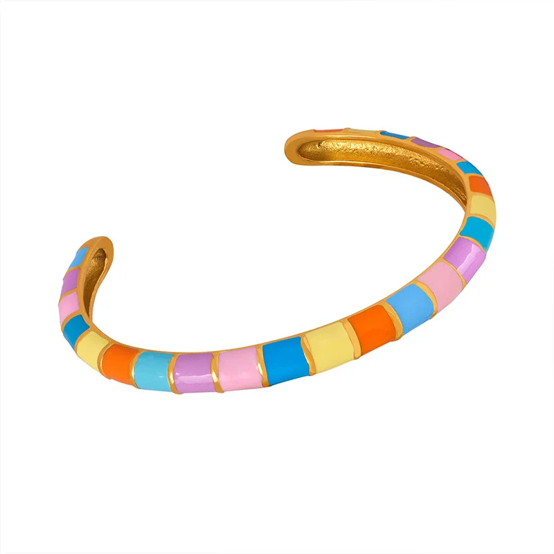 Wholesale Bracelet Titanium Steel Dripping Oil Retro Light Luxury Electroplated - Image 4