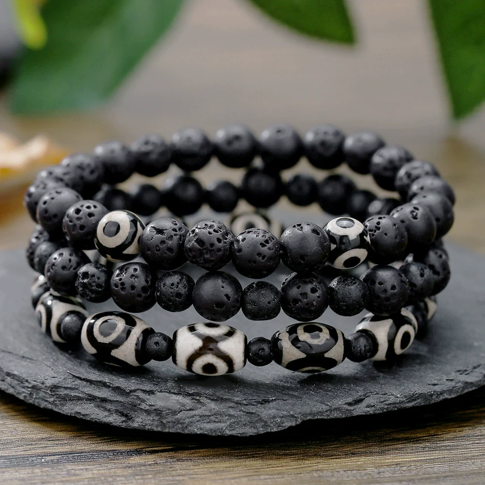 Wholesale Bracelet Wooden Beaded Natural Stone Geometric Handmade Unisex - Image 23