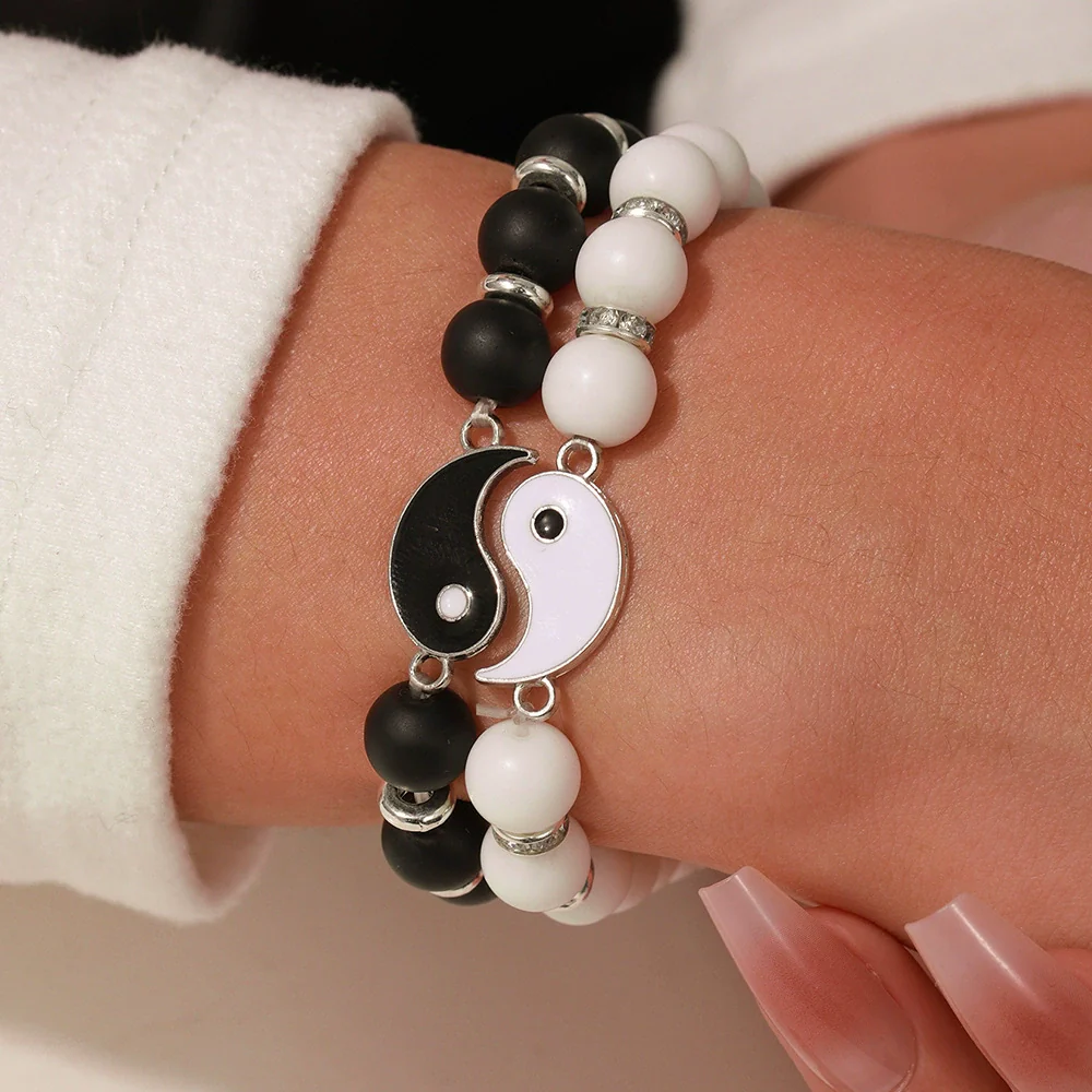 Wholesale Bracelet Wooden Beaded Natural Stone Geometric Handmade Unisex - Image 24
