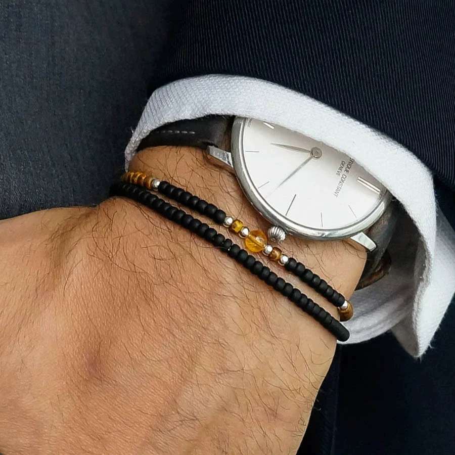 Wholesale Bracelet Wooden Beaded Natural Stone Geometric Handmade Unisex - Image 28