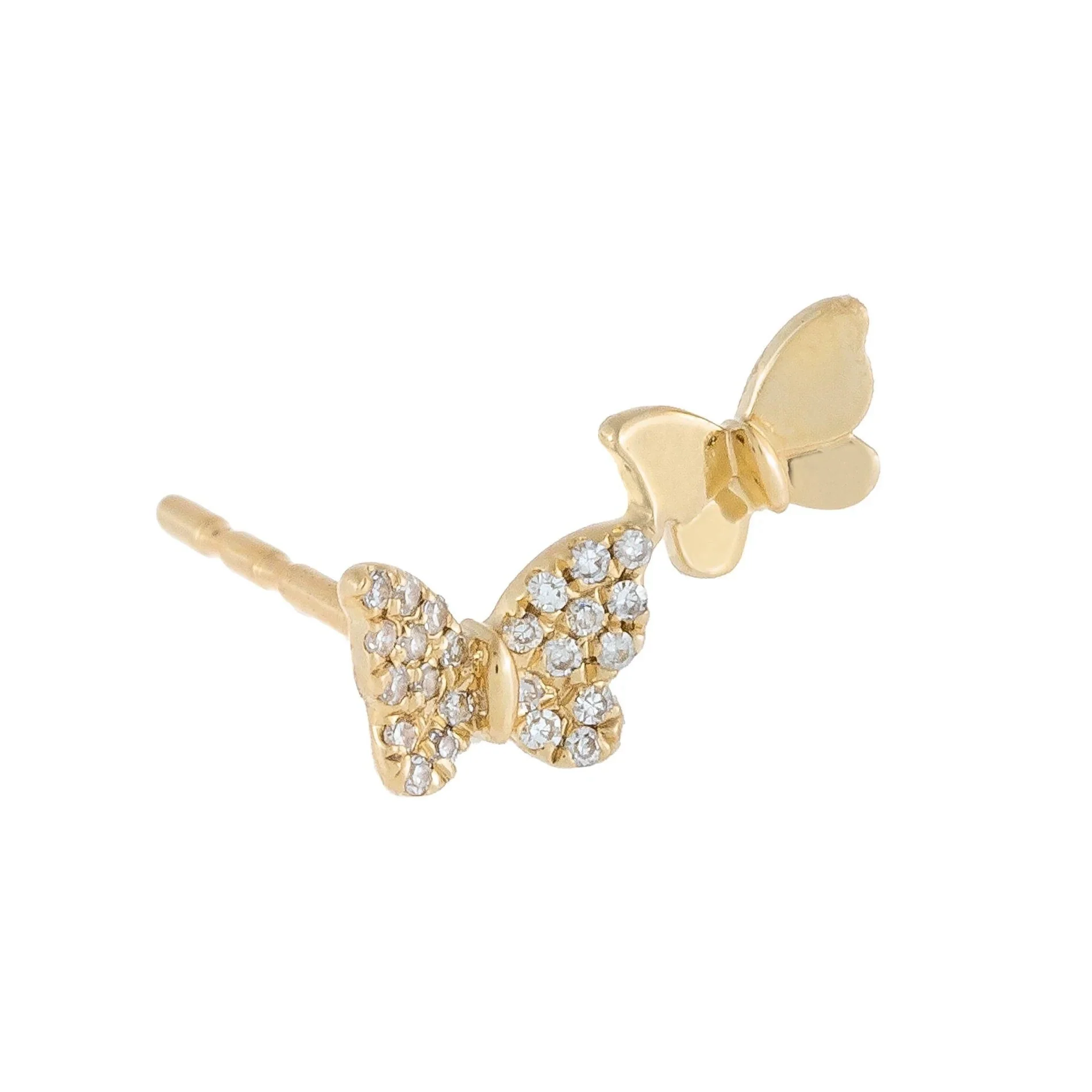 Wholesale Butterfly Fashion Earrings 925 Silver And Environmental Protection Copper Microinlaid Zircon Electroplated For Women - Image 7