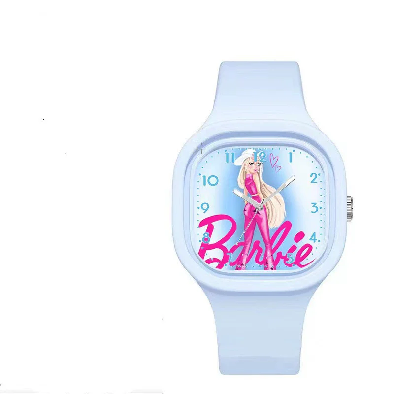 Wholesale Cartoon Square Silicone Plastic Stainless Steel Girl Doll Watch - Image 4
