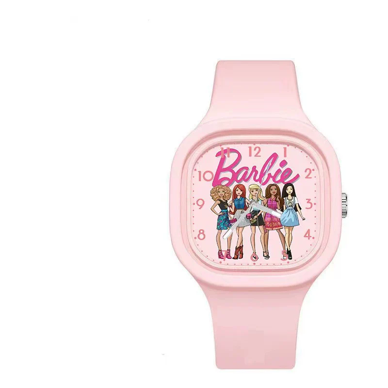 Wholesale Cartoon Square Silicone Plastic Stainless Steel Girl Doll Watch - Image 7