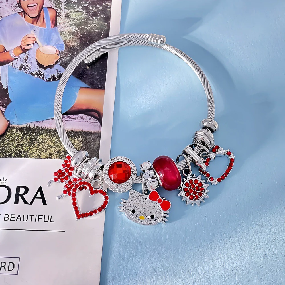 Wholesale Cartoon Style Zinc Alloy Electroplated Beaded Bracelet - Image 4