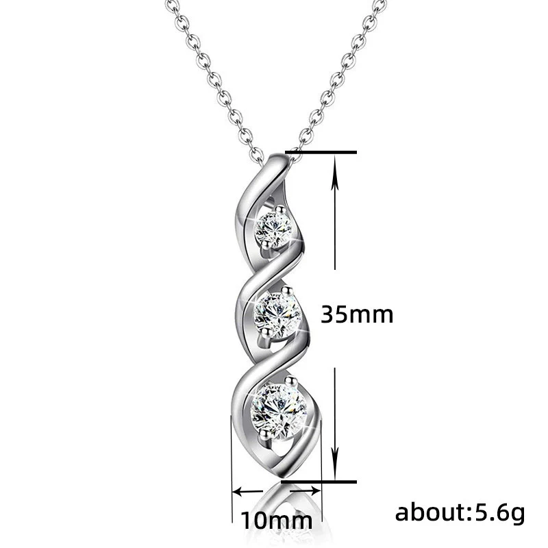 Wholesale Chemical Molecular Necklace Copper Geometric Pattern Electroplating Fashion Accessories For Women - Image 5